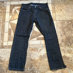 Men’s Levi’s 514 Dark Wash Denim Jeans